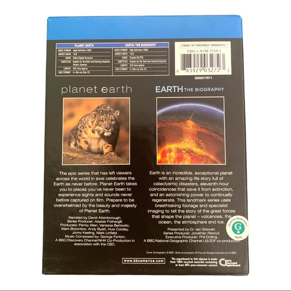 The BBC Earth Collection: Planet Earth & Earth: The Biography [Blu-ray] Series - Picture 6 of 6